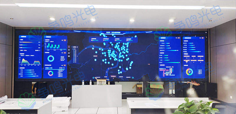 株洲市某城管局P1.86室内全彩LED显示屏