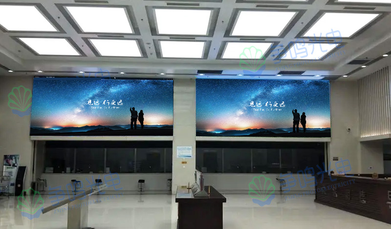 湘潭市某法院室内全彩P2小间距LED显示屏